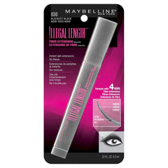 Maybelline Illegal Length Fiber Extensions Washable Mascara - 930 Blackest Black - 0.22 fl oz