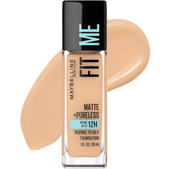 Maybelline Fit Me Matte + Poreless Oil Free Liquid Foundation - 1 fl oz