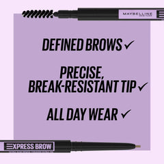 Maybelline Express Brow Ultra Slim Eyebrow Pencil - 0.003oz