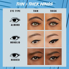 Maybelline Eyestudio Master Precise All Day Liquid Eyeliner Makeup - 0.034 fl oz