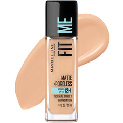 Maybelline Fit Me Matte + Poreless Oil Free Liquid Foundation - 1 fl oz