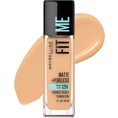 Maybelline Fit Me Matte + Poreless Oil Free Liquid Foundation - 1 fl oz